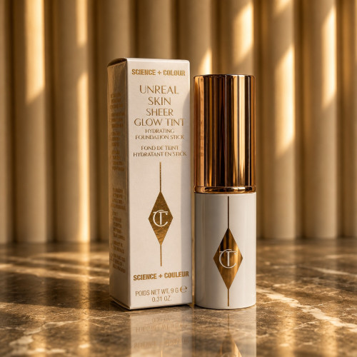 Charlotte Tilbury Тональный стик увлажняющий Unreal Skin Sheep Glow 4Fair