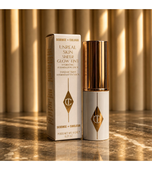 Charlotte Tilbury Тональный стик увлажняющий Unreal Skin Sheep Glow 3Fair