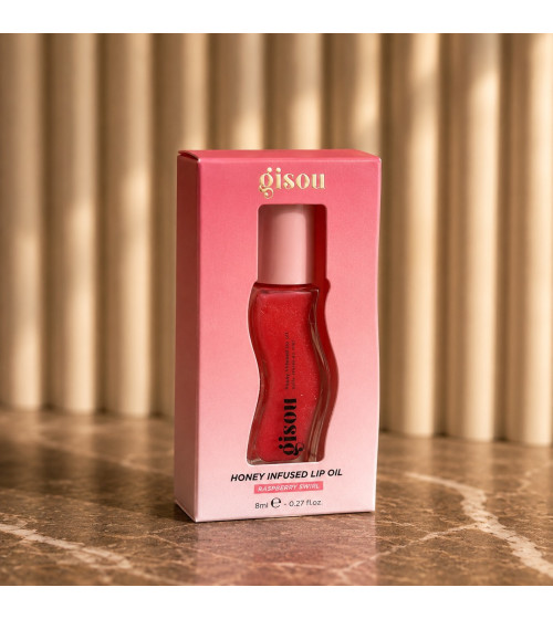 Gisou Масло для губ / Honey Lip Oil Raspberry Swirl