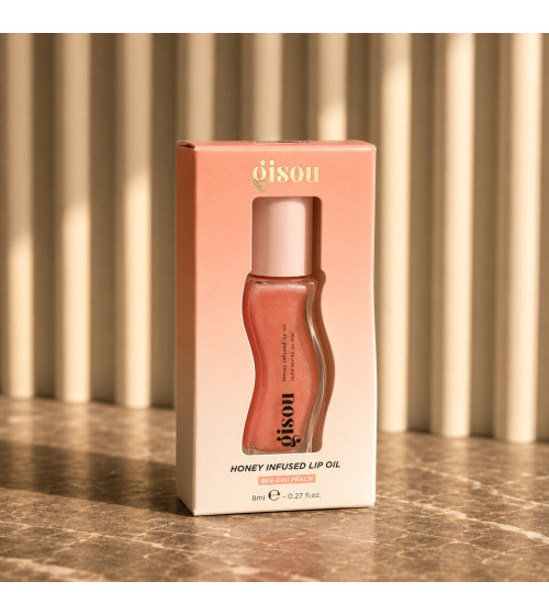 Gisou Масло для губ / Honey Lip Oil Bee-Llini Peach