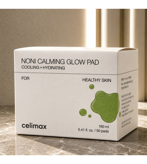 CELIMAX Успокаивающие тонер-пэды с экстрактом нони для сияния кожи / The Real Noni Calming Glow Pad 50шт