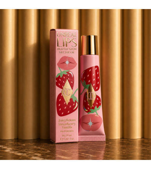 Charlotte Tilbury Масло для губ / Unreal Lips Healthy glow nectar oil Strawberry Vanilla