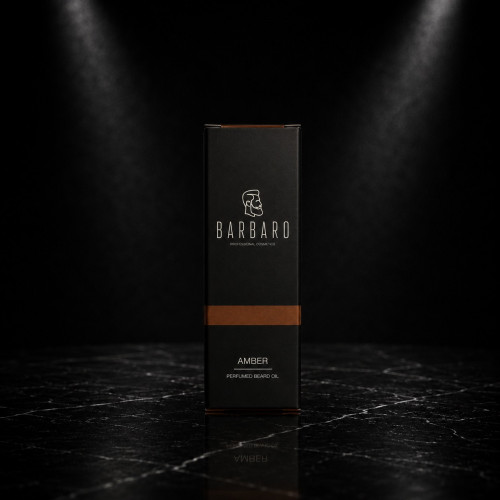 BARBARO.Парфюмированное масло для бороды Barbaro Amber, 30 мл.