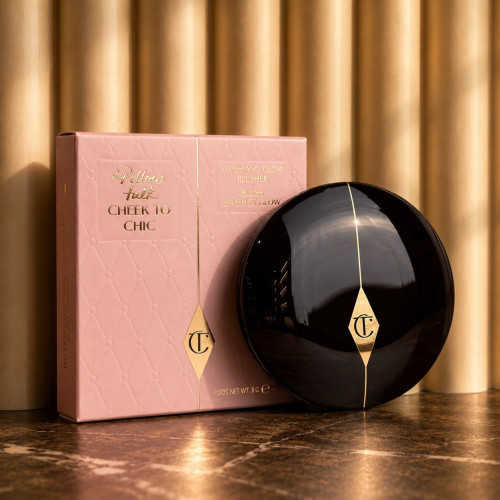 Charlotte Tilbury Двухцветные пудровые румяна / Cheek to Chic Pillow Talk Deep