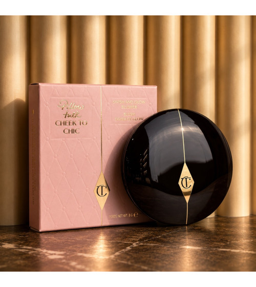 Charlotte Tilbury Двухцветные пудровые румяна / Cheek to Chic Pillow Talk Deep