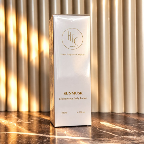 Haute Fragrance Company Sunmusk лосьон для тела shimmering body lotion 200ml