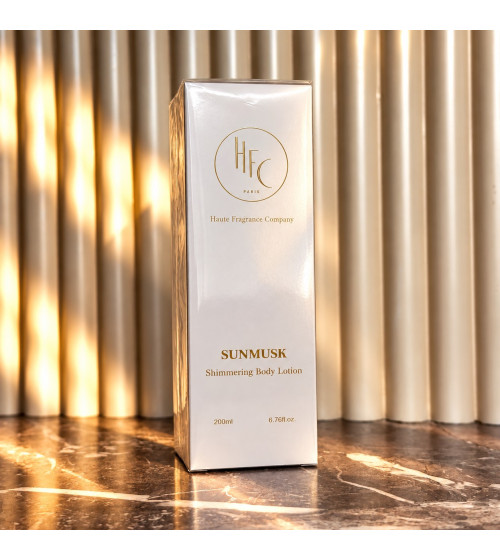 Haute Fragrance Company Sunmusk лосьон для тела shimmering body lotion 200ml